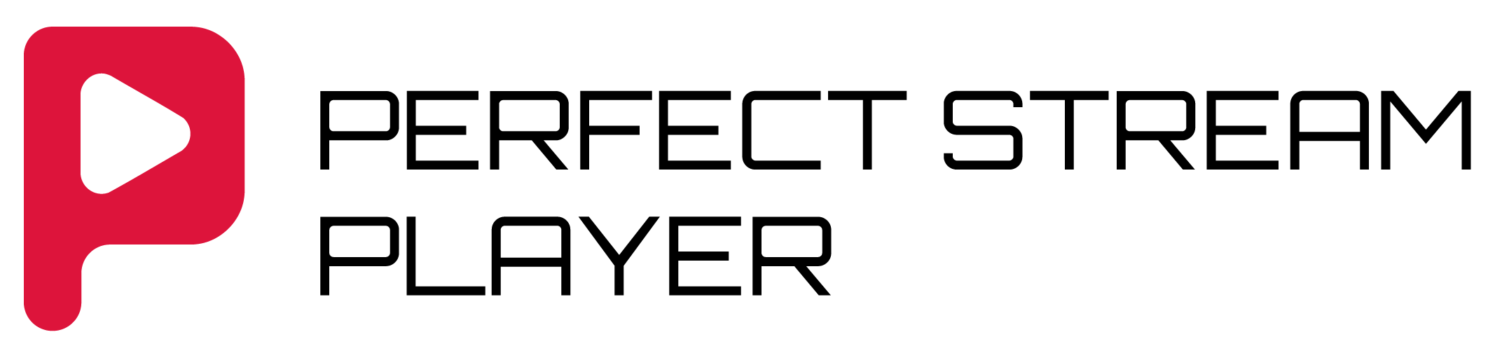 perfect stream player logo_red black