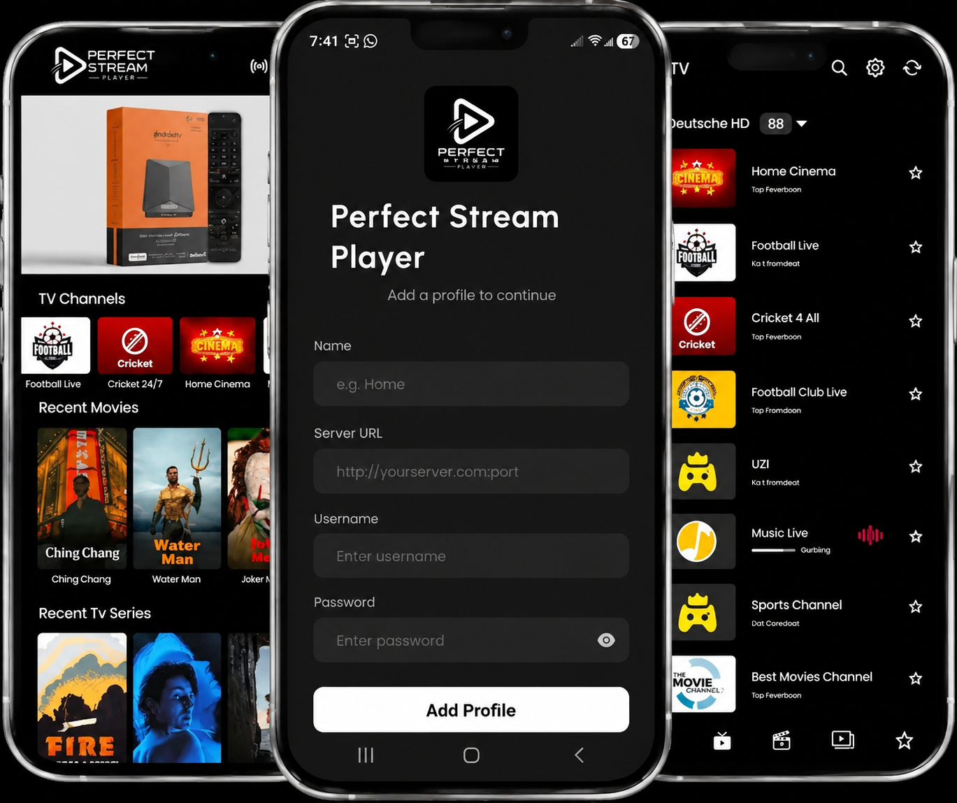 PerfectStreamPlayer Media Player